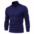 David – Slim fit sweater med rullehals og lange ærmer