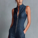 Dame udenærmet vidde jumpsuit