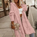 Dame Kabelstrik Hooded Cardigan