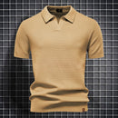 Herre Slim Fit Polo Shirt med Korte Ærmer