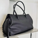 Dame Shoulder Bag med Lynlåslommer og Håndtag