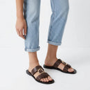 Dame Sandaler med Åben Tå og Spænde