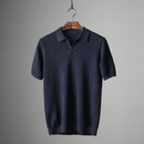 Herre Kortærmet Polo Shirt med Nedslået Krave