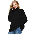 Brenda elegant oversized rullekravetrøje