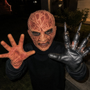 BurnShade - Horror Maske med Detaljer i Brændt Design
