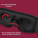 CloudRest - Ergonomisk 3D sovemaske med trykfrit øjendesign