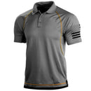 Christopher slim fit poloshirt med turndown-krave og korte