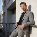 Herre Blazer og Bukser Set