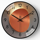 SilentTime - Lydløst digitalt vægur 20 cm med klassisk rund