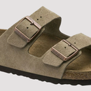 Slip-on sandaler med rund tå