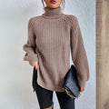 Luna - Elegant oversize rullekravetrøje med lange ærmer