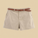Dame casual shorts med plisserede detaljer