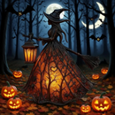 Halloween Troldelampe med LED Lys