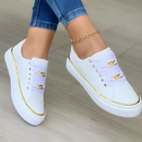 Dame Sneakers med Kæde Detalje