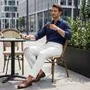 Herren Slim Fit Buks med Justerbar Talje