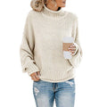 ChicCozy - Rullekrave sweater med høj hals