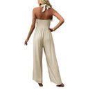 Jasmin - Afslappet jumpsuit med knapper foran og V-hals