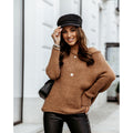 Amanda langærmet sweater med rund hals