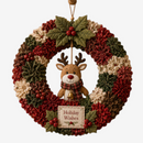 Yulestitch - 3D Julekrans DIY Kit i Stof