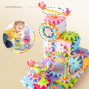 BuildMotion - Byggesæt med tandhjul Sammenlåsende klodser med motoriserede tandhjul til dynamisk leg