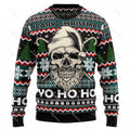George langærmet sweater med rund hals og trykt design