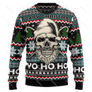 George langærmet sweater med rund hals og trykt design