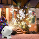 Yuleturn - Juleprojektionslys med 360° roterende design