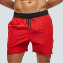 Herre åndbare shorts med elastisk talje