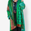 Lina - Kunstnerisk layering jakke med åbent frontdesign og