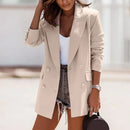 Ashley – Moderne blazer med lange ærmer og lommer