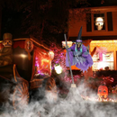 Flyvende Heks Halloween Dekoration med Lyd