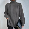 Luna - Elegant oversize rullekravetrøje med lange ærmer