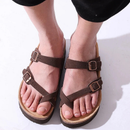 Sandaler med dobbelte spænderemme