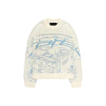 Helen langærmet sweater med rund hals og unikt design