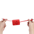 FlexCharge - 3 i 1 USB opladerkabel med kompakt og bærbart design