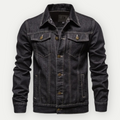 Herre denim truckerjakke med tidløst design