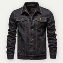 Herre denim truckerjakke med tidløst design