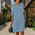 ComfortBloom - Blomstret elegant kjole