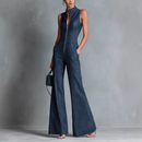 Dame udenærmet vidde jumpsuit