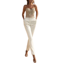 Freya – Slim fit ærmeløs jumpsuit med flared bukser