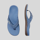 Dame flip-flop slippers med dekorativ spænderem
