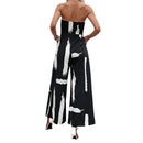 Tabea - Stropløs off-shoulder jumpsuit med brede ben og