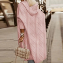 Dame Kabelstrik Hooded Cardigan