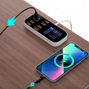 PlugTray - Kompakt multi-USB-opladerhub med 6 porte og