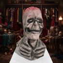 Realistisk Skeletmaske med Hat til Halloween