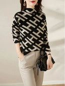 HyggeWeave - Sweater i H-blanding til kvinder