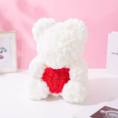 Mors Dags Gave - Rosebamse med hjertedekoration