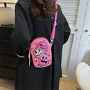 Halloween Shoulder Bag – Trendy Pumpkin Design