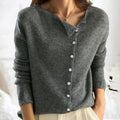 Jasmijn V-hals cardigan med knapper