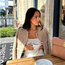 Mathilde - Langærmet slim fit jakke med knapdetaljer